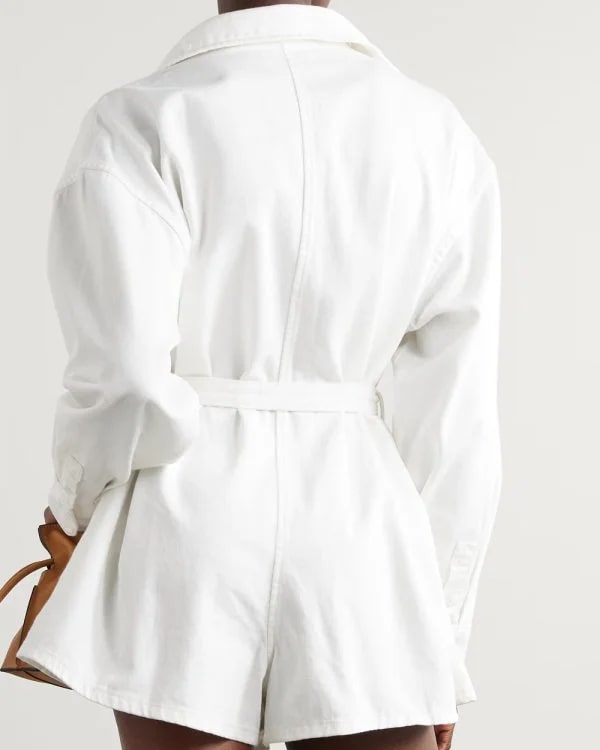 The Voice S27 Kelsea Ballerini White Romper