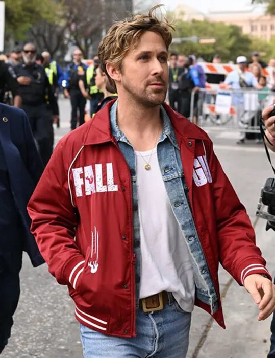 2024 Ryan Gosling Fall Guy Red Jacket