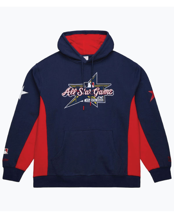 2025 MLB All-Star Game Team Origins Fleece Pullover Navy Hoodie