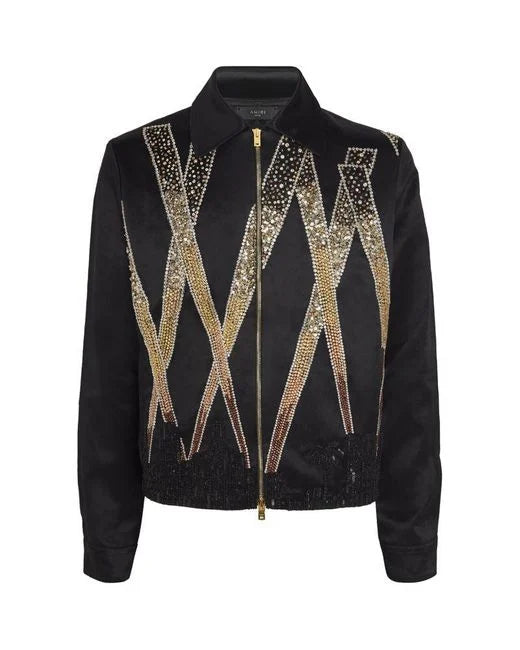 The voice S27 John legend Black Crystal Embellished Jacket