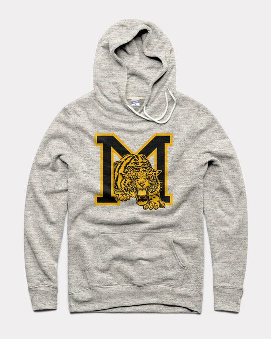 Athletic Grey Missouri Monogram Hoodie