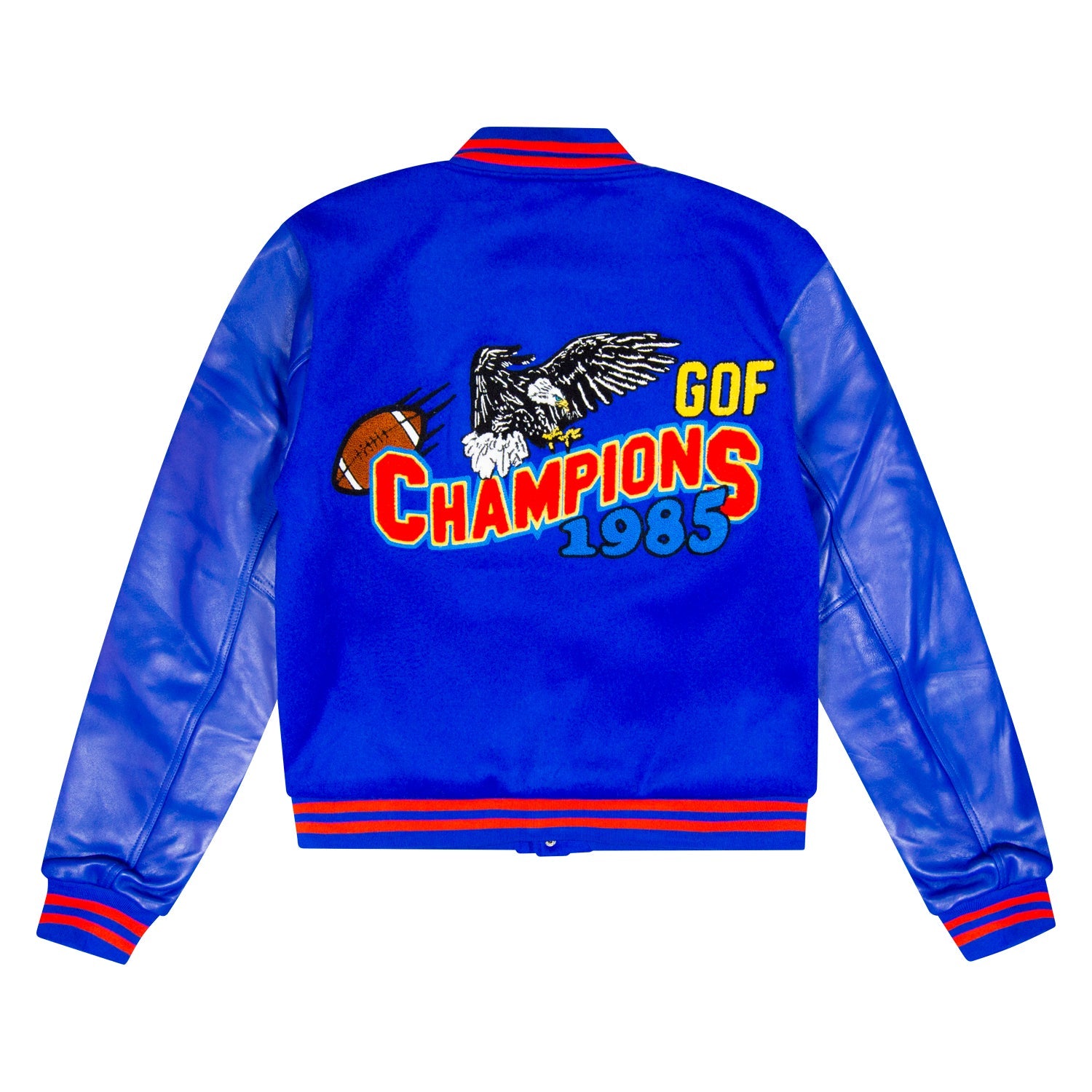 85 Champs Blue Varsity Jacket