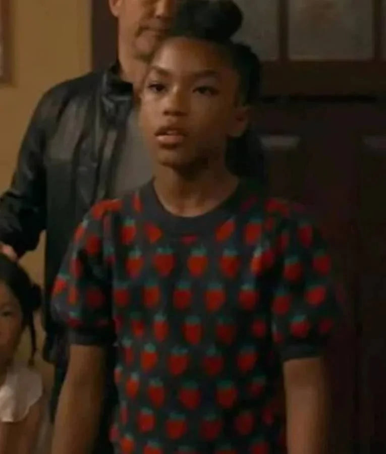 9-1-1 Mara Driskell Strawberry Printed Shirt