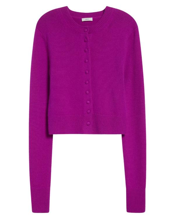 9-1-1 S09 Jennifer Love Hewitt Purple Cardigan