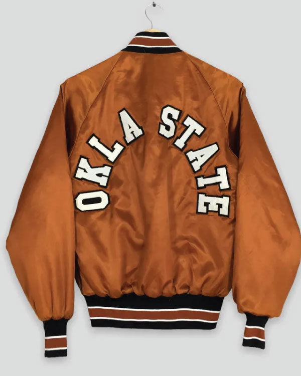 90’s Dallas Cowboys Brown Satin Jacket