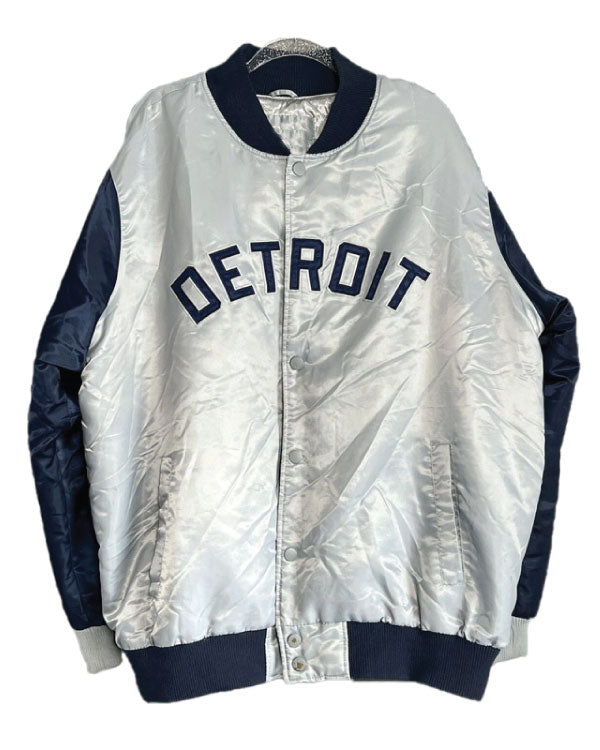 90’s Detroit Tigers World Series Navy and Gray Jacket