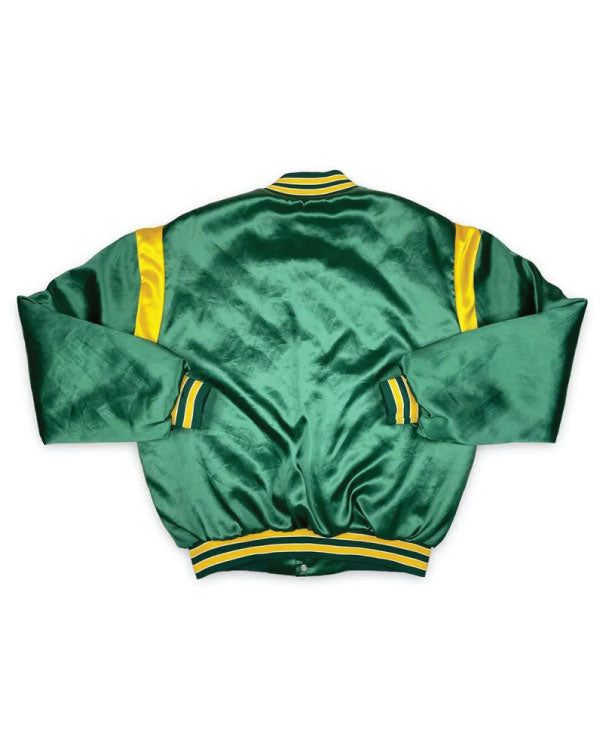 90’s Green Bay Packers Green Bomber Jacket