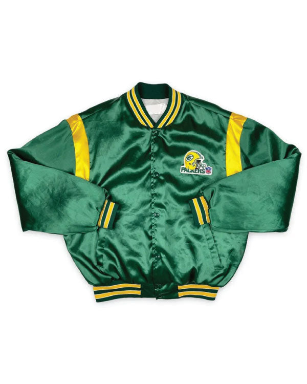 90’s Green Bay Packers Green Bomber Jacket