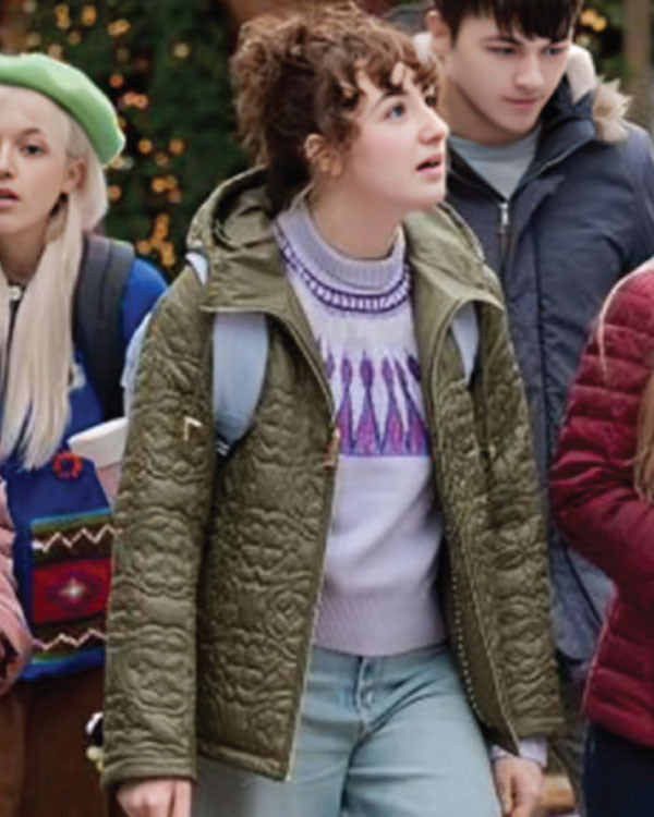 A Dance in the Snow Jenny Puffer Hooded Jacket