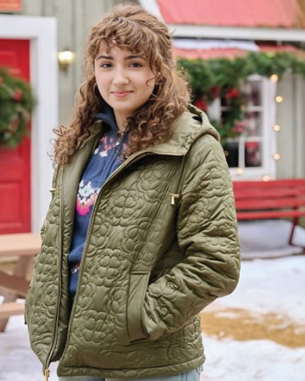 A Dance in the Snow Jenny Puffer Hooded Jacket