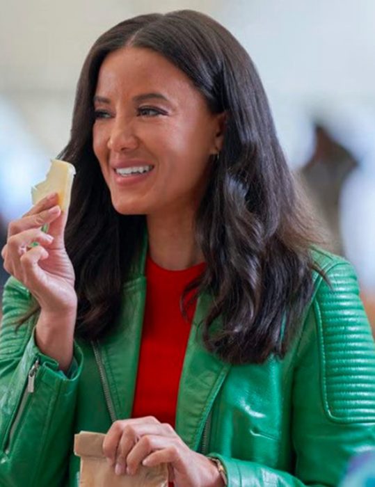 A Pinch Of Portugal 2023 Heather Hemmens Leather Jacket
