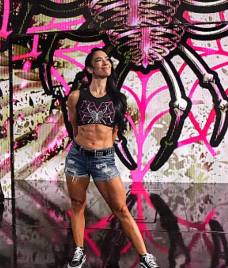 AJ Lee 2025 Smackdown Returns Crop Top
