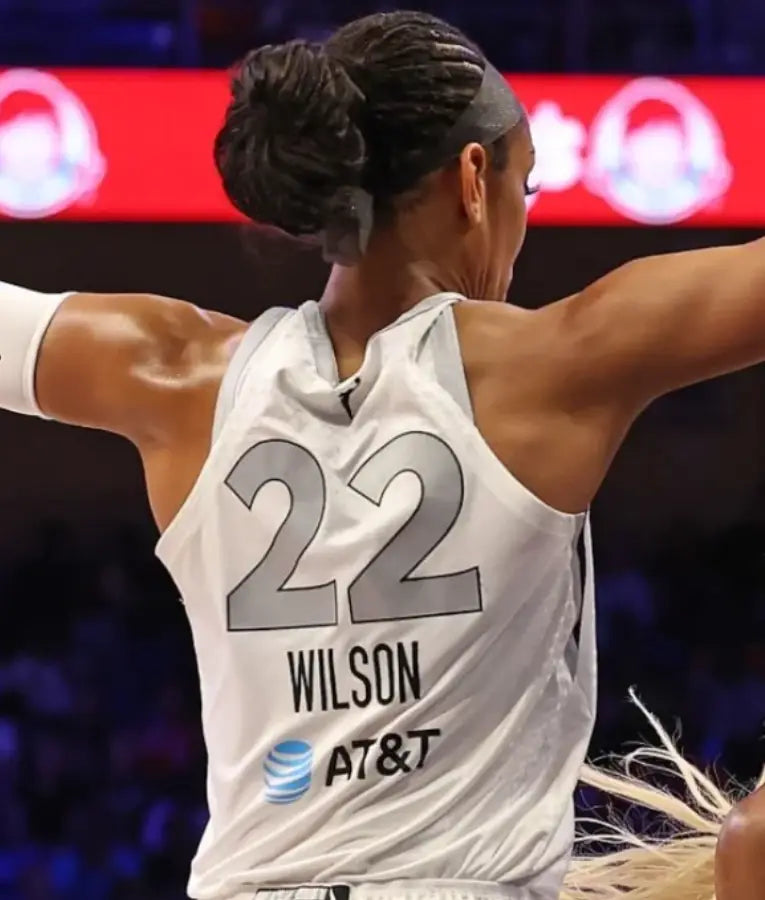 A’ja Wilson Las Vegas Aces White Jersey