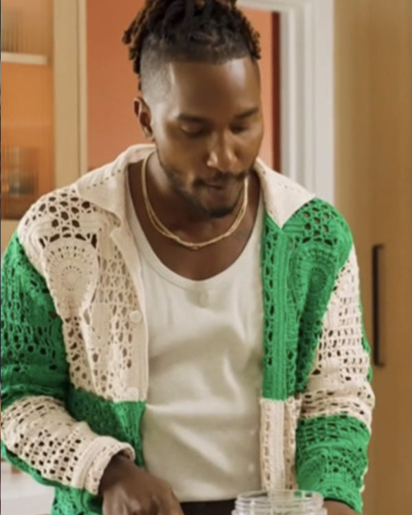 Access Daily 2025 Scott Evans Crochet Knit Shirt