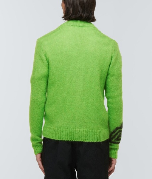 Access Daily 2025 Scott Evans Green Printed Cardigan
