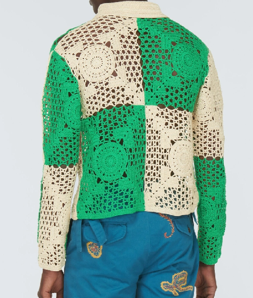 Access Daily 2025 Scott Evans Crochet Knit Shirt