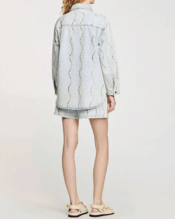 Access Hollywood 2025 Zuri Hall Embellished Shirt