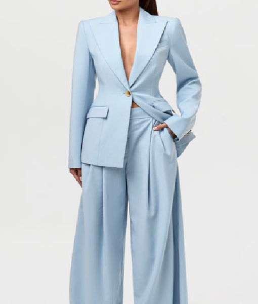 Access Hollywood 2025 Zuri Hall Baby Blue Blazer