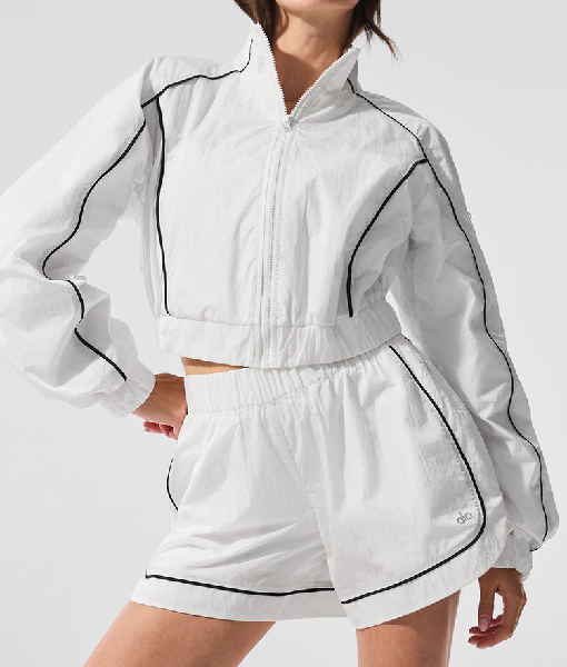 Access Hollywood 2025 Zuri Hall Track Crop Jacket