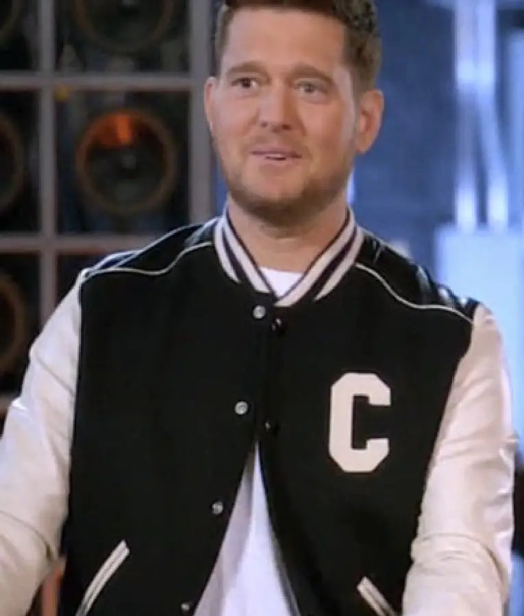 Access Daily 2025 Michael Buble Varsity Jacket