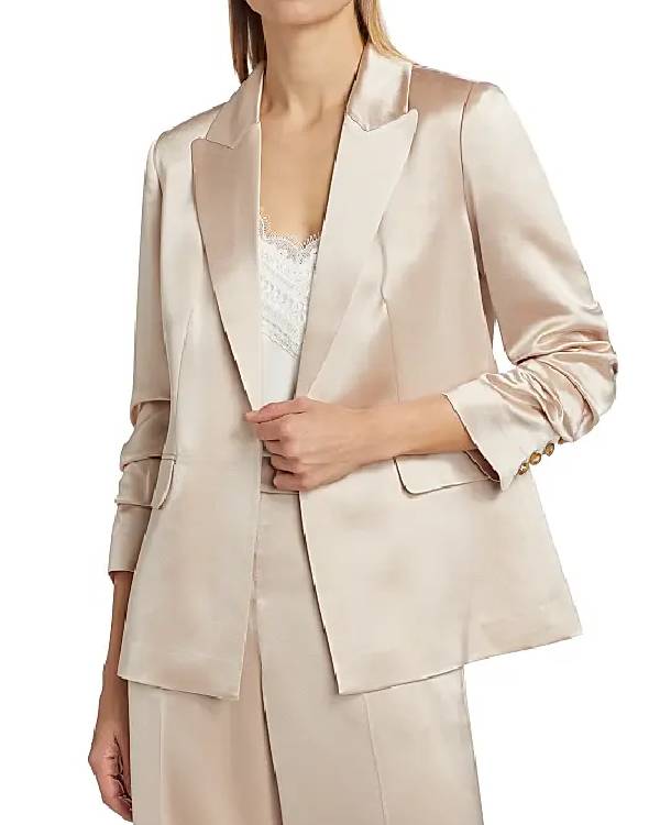 Access Hollywood Alison Triessl Satin Blazer