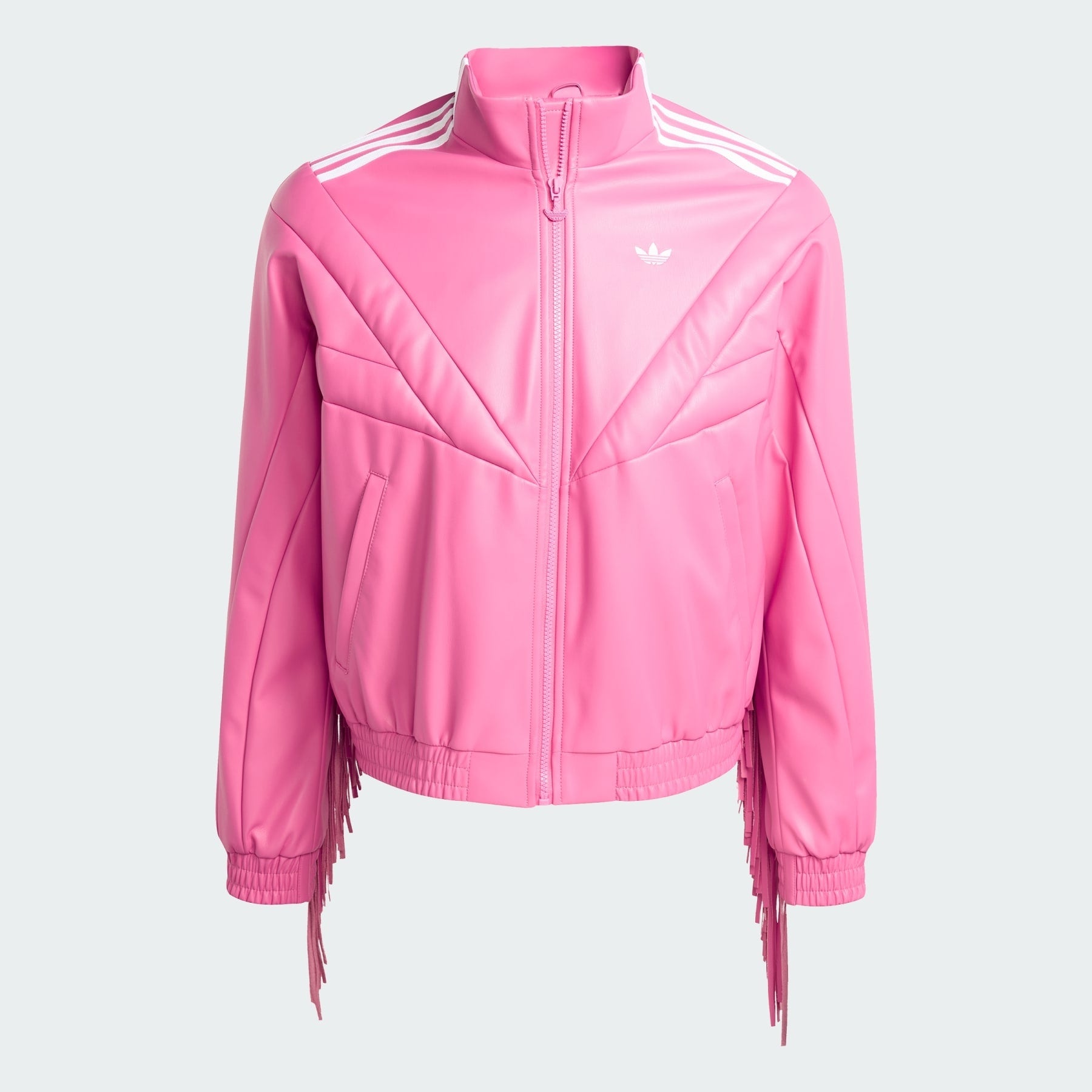 AdidasOriginalsXMinecraftPinkVarsityleatherJacket