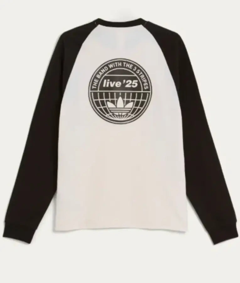 Adidas x Oasis Tour 3-Stripes Long Sleeve T-Shirt