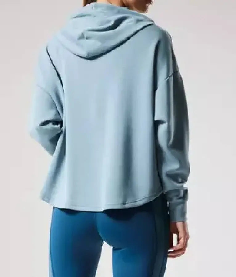Adulthood Kaya Scodelario Blue Hooded Sweatshirt