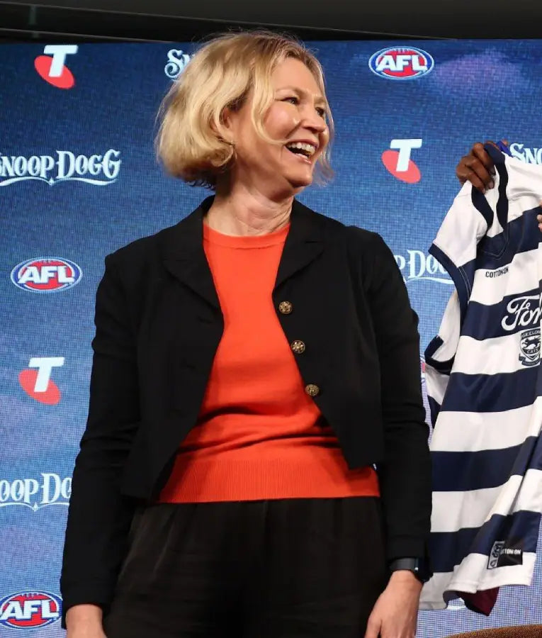 Alita McMenamin 2025 Grand Final Entertainment Media Opportunity Black Jacket