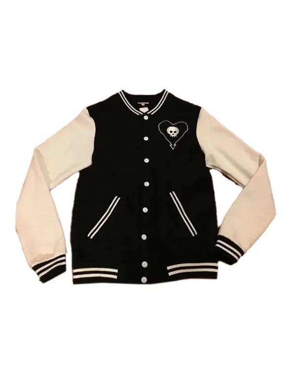Alkaline Trio Pink & Black Varsity Jacket