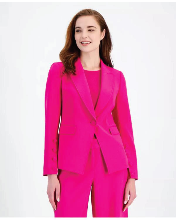 America Reports 2025 Gillian Turner Pink Blazer