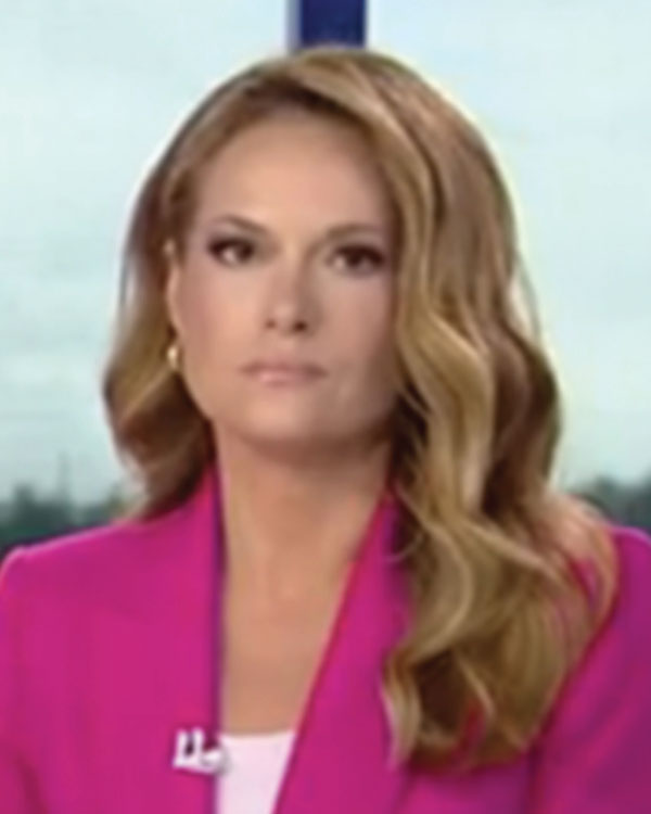 America Reports 2025 Gillian Turner Pink Blazer