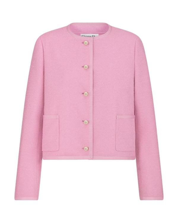 America’s Newsroom 2025 Dana Perino Pink Collarless Jacket