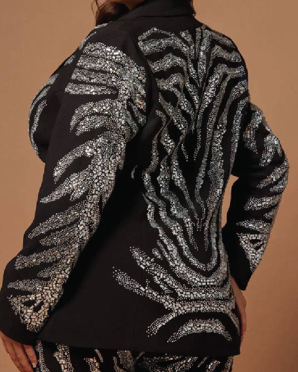 American Idol S23 Amanda Barise Embellished Blazer