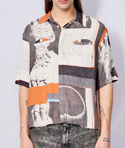 American Idol S23 Baylee Littrell Prehistoric Print Shirt