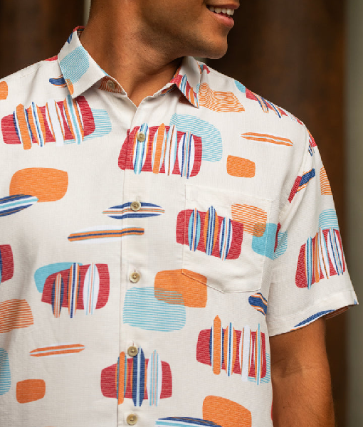 American Idol S23 Che Printed Button Down Shirt