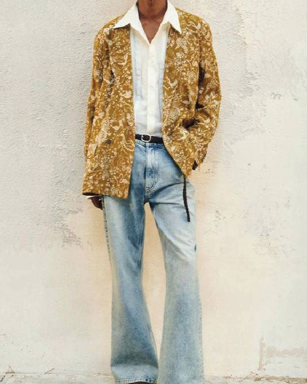 American Idol S23 Desmond Robert Jacquard Print Blazer