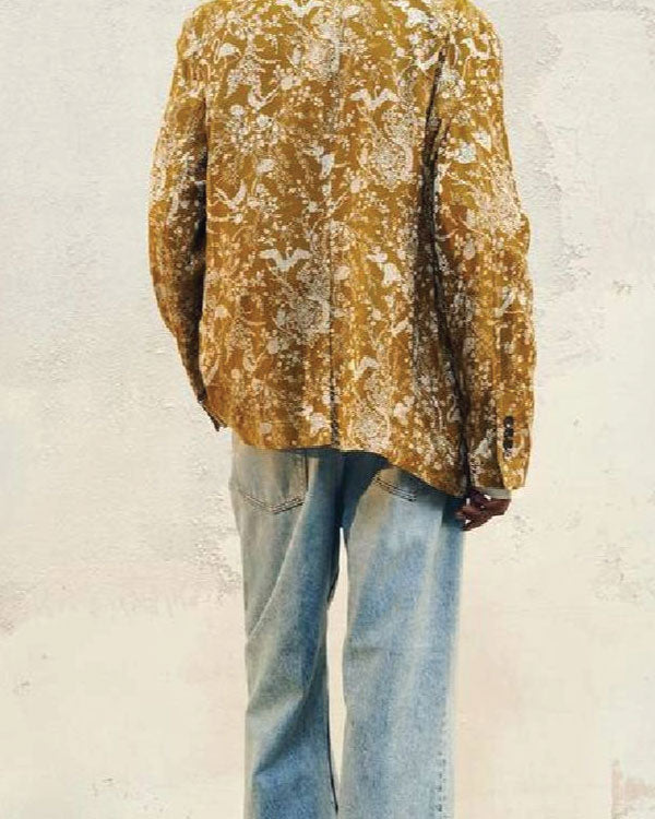 American Idol S23 Desmond Robert Jacquard Print Blazer