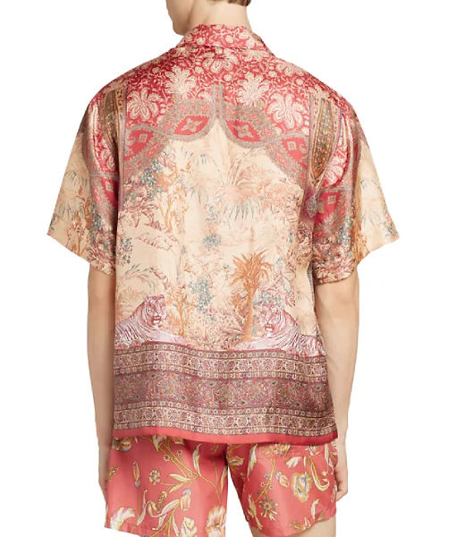 American Idol S23 Luke Bryan Red Print Shirt