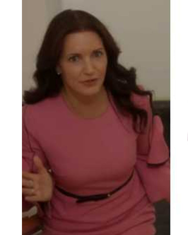 And Just Like That S03 Kristin Davis Pink Bow Dress