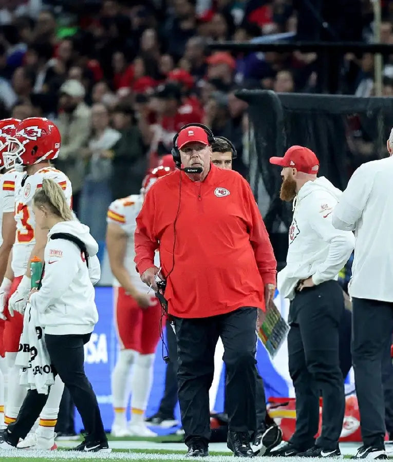 Andy Reid Kansas City Chiefs Red Sweatshirt