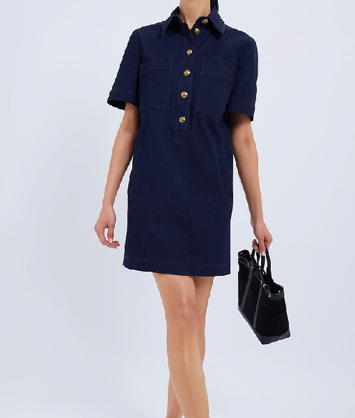 Bold and the Beautiful 2025 Annika Noelle Denim Dress