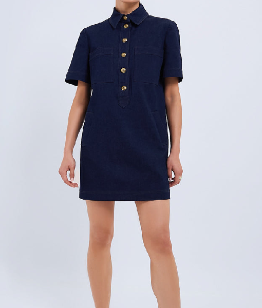 Bold and the Beautiful 2025 Annika Noelle Denim Dress