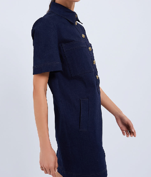 Bold and the Beautiful 2025 Annika Noelle Denim Dress