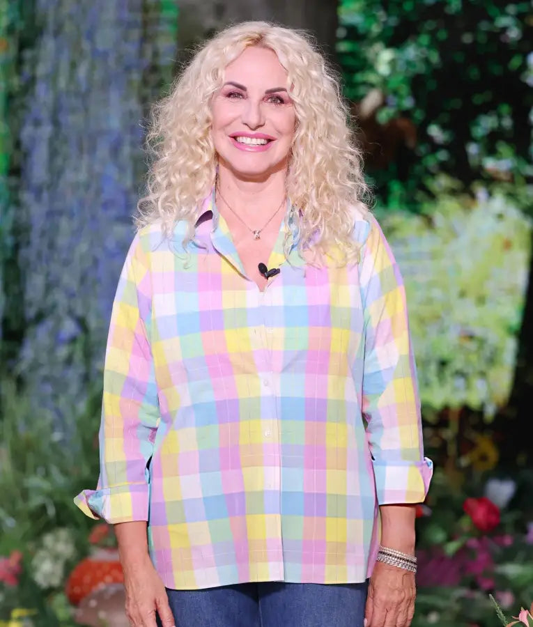 Antonella Clerici È sempre mezzogiorno! Tv Show 2025 Multicolor Shirt