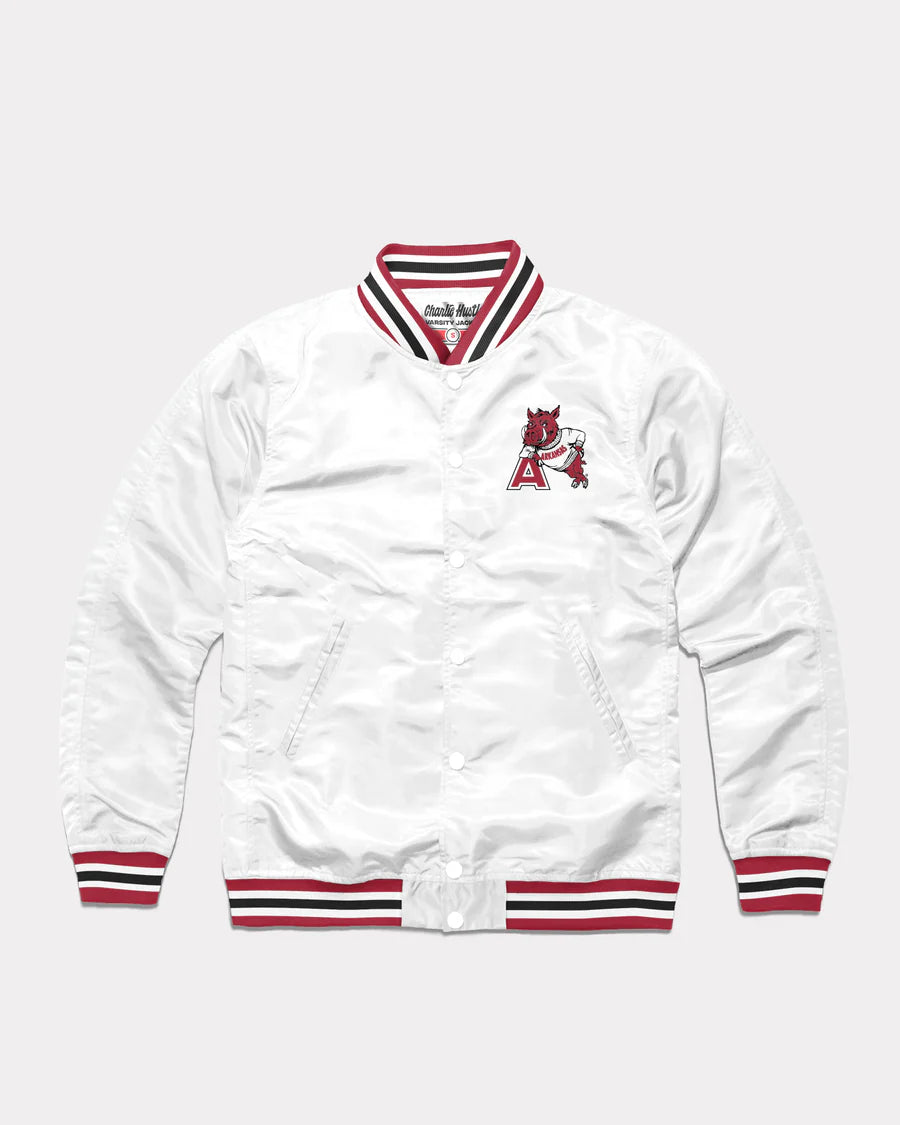 Arkansas Leaning Hog Letterman Jacket