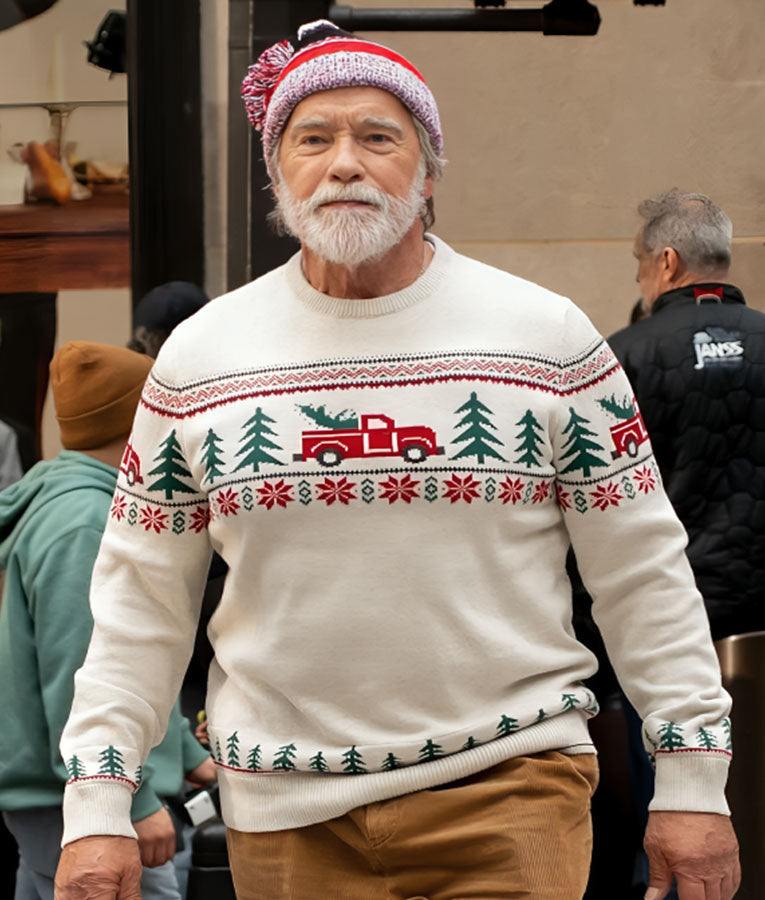 Arnold Schwarzenegger The Man With The Bag Sweater