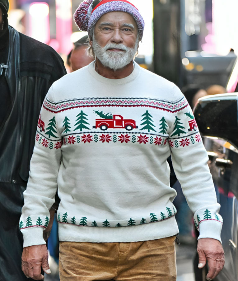 Arnold Schwarzenegger The Man With The Bag Sweater