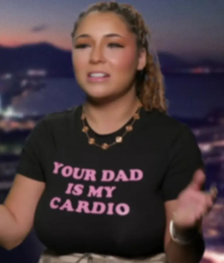 Aussie Shore S02 Jaeda Chamberlain Black Graphics T-Shirt