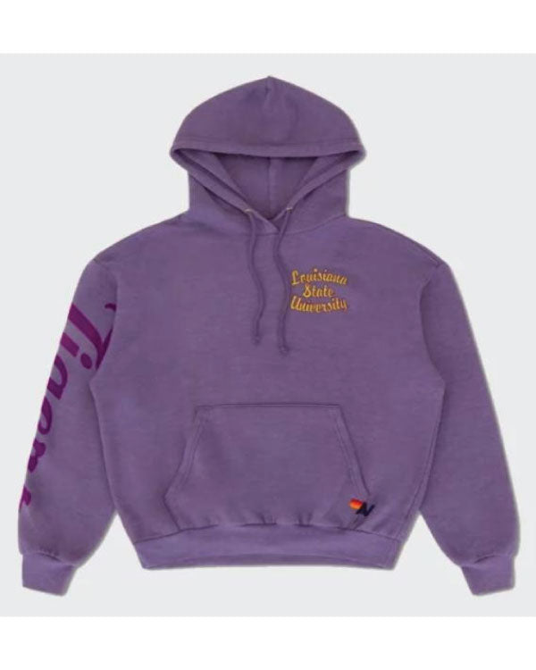 Aviator Nation x LSU Tiger 2025 Purple Hoodie